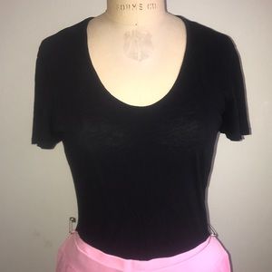 James Perse Standard Black Short Sleeve T-shirt